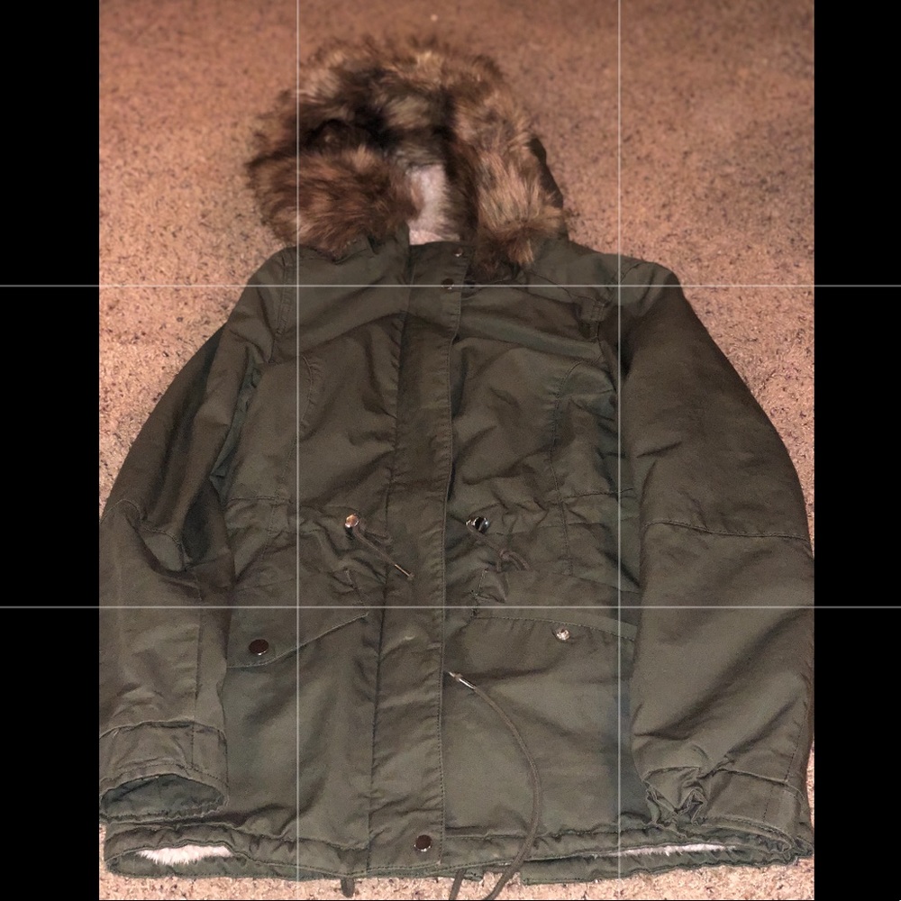 Army Green Winter Coat